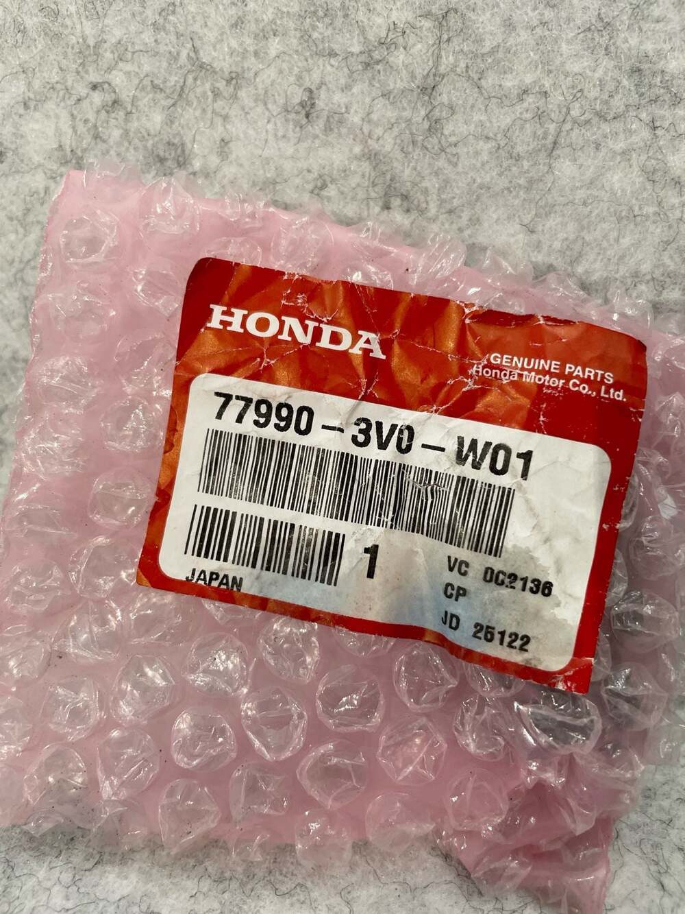 Genuine Honda OEM Part 77990-3V0-W01